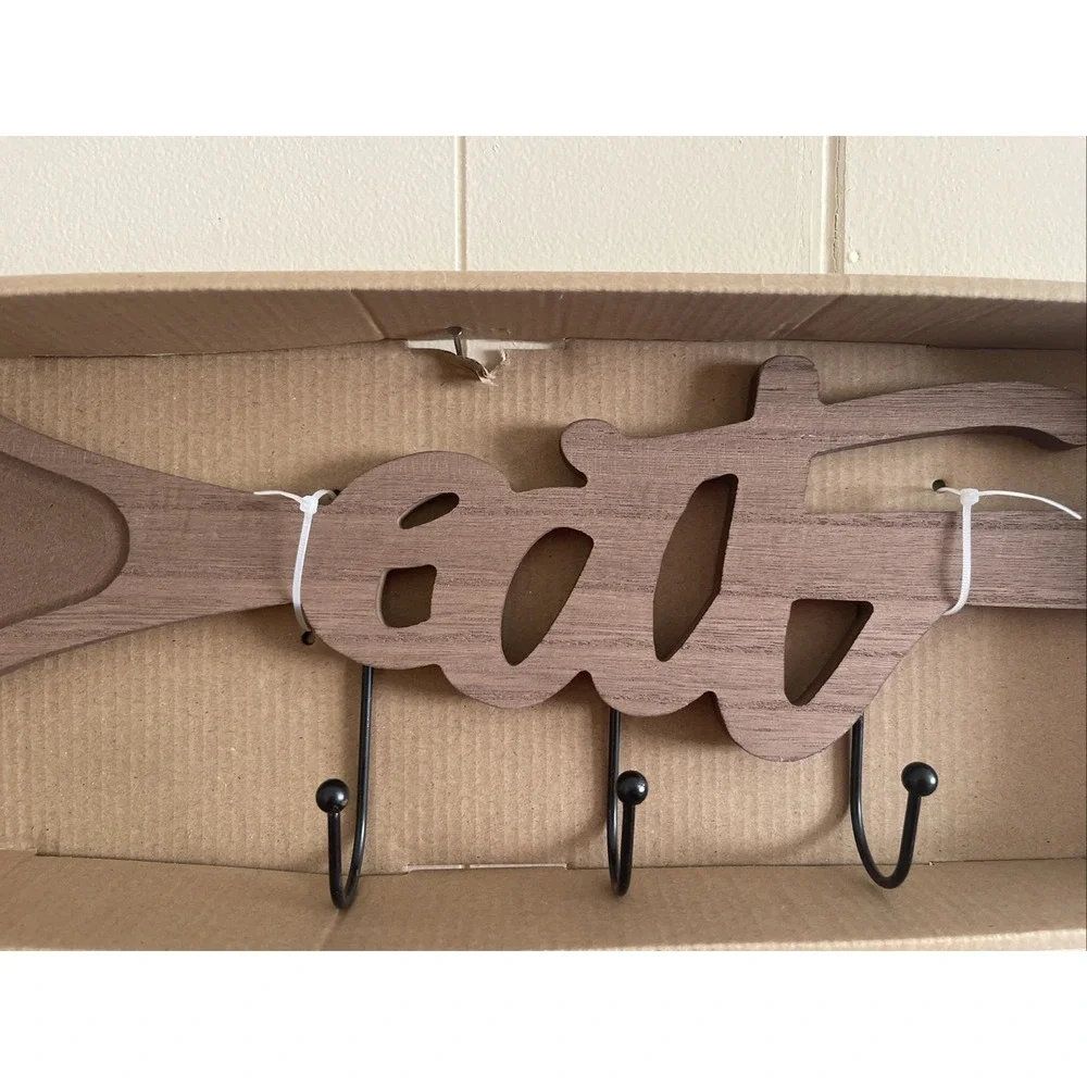 EAT Plaque Wall Hook 18.75